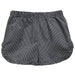 Black Gingham Girls Ruffle Short