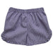 Purple Gingham Girls Ruffle Short