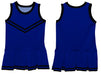 Blue Black Sleeveless Cheerleader Dress - Vive La Fête - Online Apparel Store