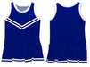 Blue White Sleeveless Cheerleader Dress - Vive La Fête - Online Apparel Store