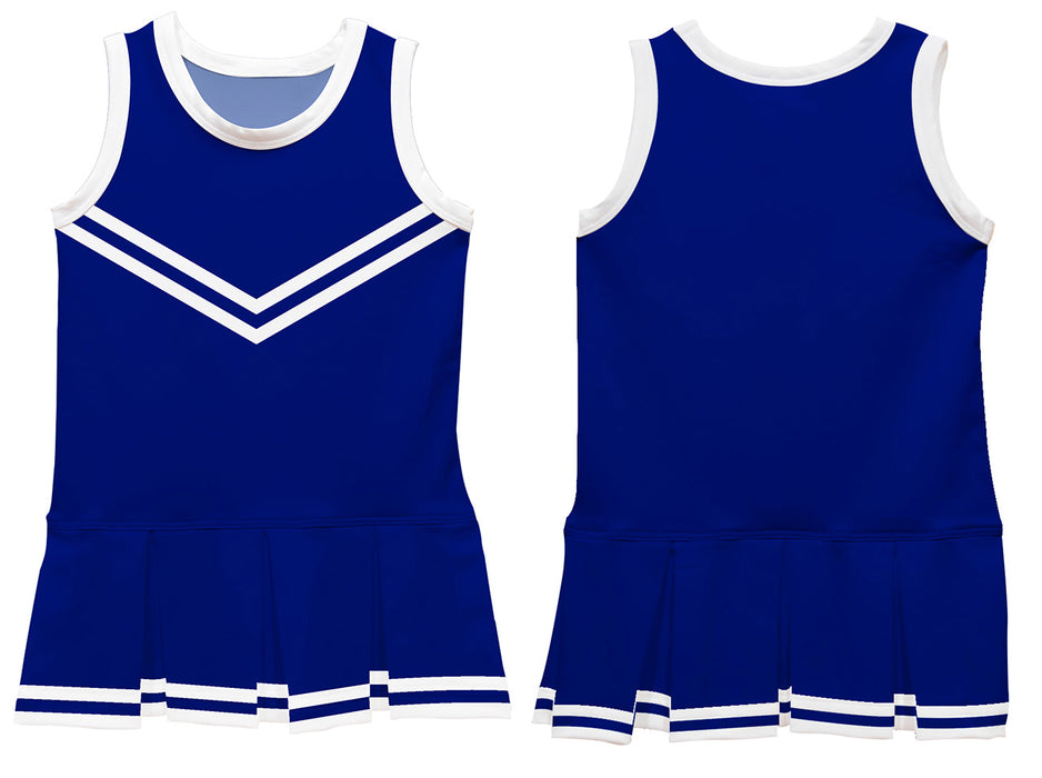 Blue White Sleeveless Cheerleader Dress - Vive La Fête - Online Apparel Store