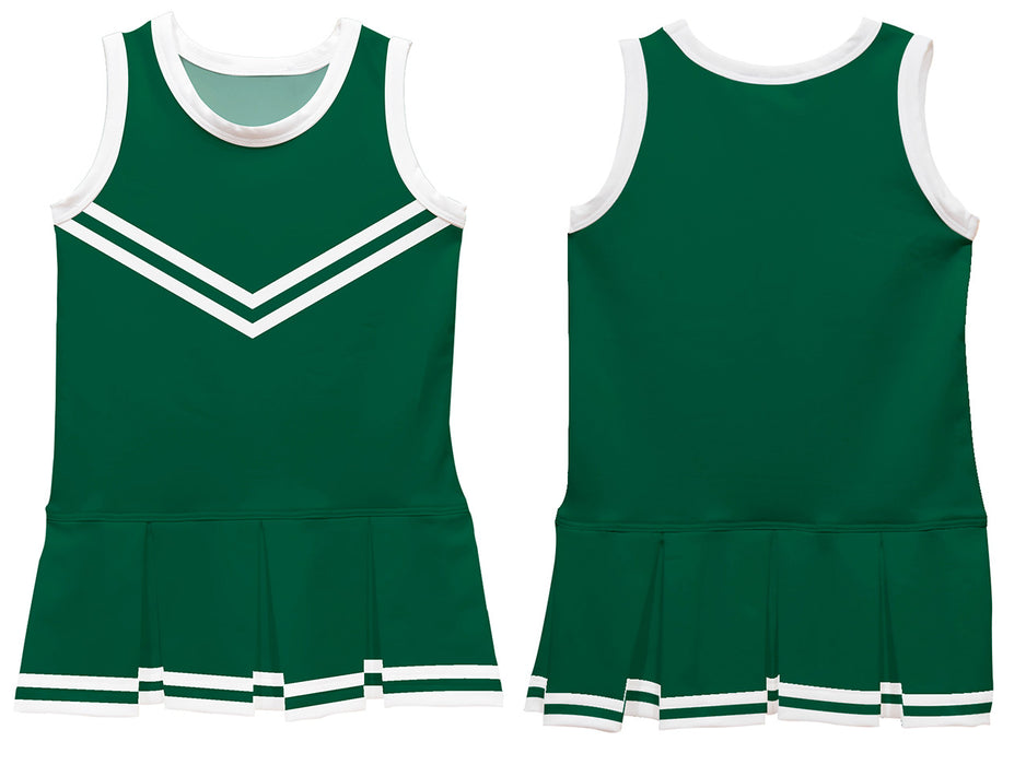 Green White Sleeveless Cheerleader Dress - Vive La Fête - Online Apparel Store