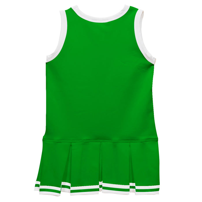Green White Sleeveless Cheerleader Dress V2 - Vive La Fête - Online Apparel Store