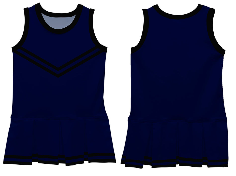 Navy Black Sleeveless Cheerleader Dress - Vive La Fête - Online Apparel Store