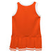 Orange White Sleeveless Cheerleader Dress - Vive La Fête - Online Apparel Store