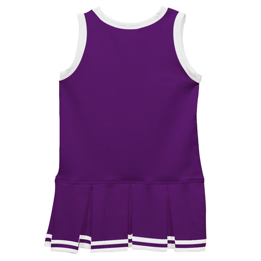 Purple White Sleeveless Cheerleader Dress - Vive La Fête - Online Apparel Store