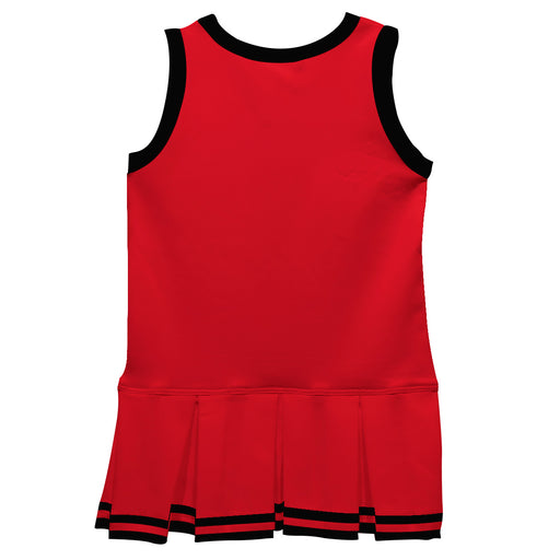 Red Black Sleeveless Cheerleader Dress - Vive La Fête - Online Apparel Store
