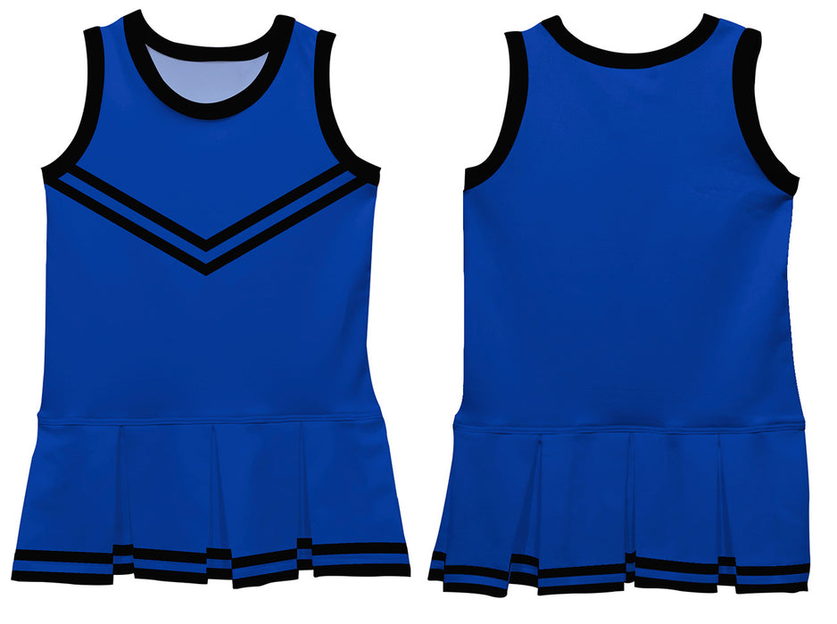 Royal Black Sleeveless Cheerleader Dress - Vive La Fête - Online Apparel Store