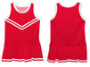 Red and White Sleeveless Cheerleader Dress - Vive La Fête - Online Apparel Store