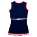 Navy and Red Sleeveless Cheerleader Set - Vive La Fête - Online Apparel Store
