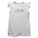 Tulips White Knit Angel Wing Sleeves Girls Tshirt