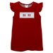 4Th Of July Red Knit Angel Wing Sleeves Girls Tshirt