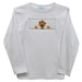 Thanksgiving White Knit Long Sleeve Boys Tee Shirt
