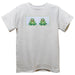 Frogs White Knit Short Sleeve Boys Tee Shirt