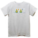 Frogs White Knit Short Sleeve Boys Tee Shirt