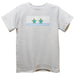 On The Beach  White Knit Short Sleeve Boys Tee Shirt