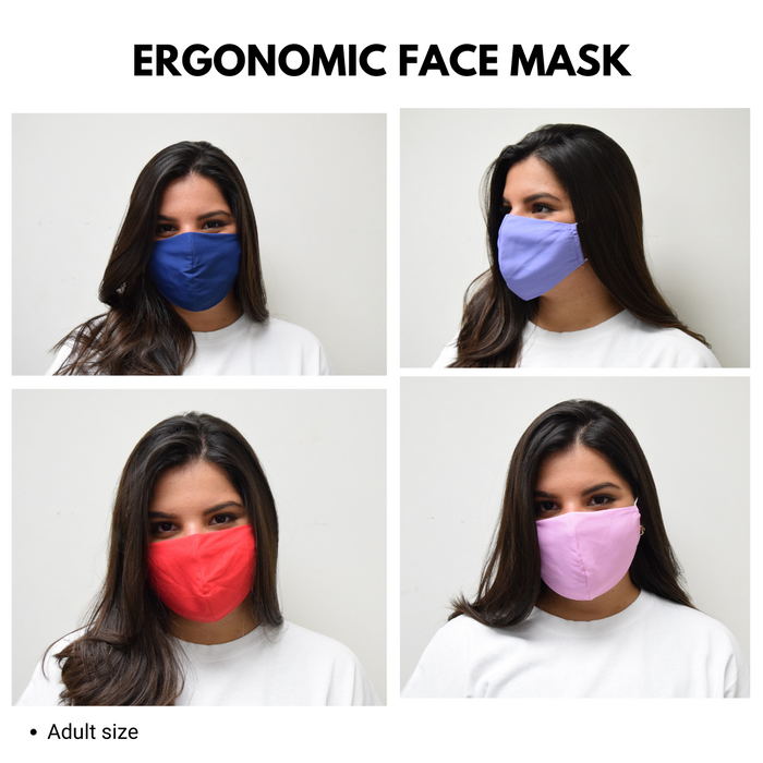 Check Purple Face Mask - Vive La Fête - Online Apparel Store