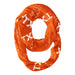 Texas All Over Orange Infinity Scarf - Vive La Fête - Online Apparel Store