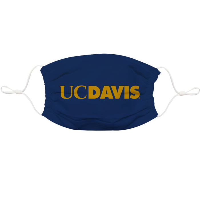 UC Davis Aggies Vive La Fete Face Mask 3 Pack Game Day Collegiate Unisex Face Covers Reusable Washable - Vive La Fête - Online Apparel Store