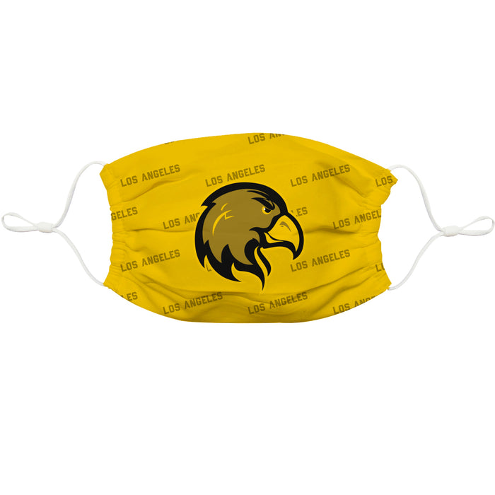 Cal State LA Golden Eagles Vive La Fete Face Mask 3 Pack Game Day Collegiate Unisex Face Covers Reusable Washable - Vive La Fête - Online Apparel Store