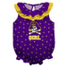 East Carolina Swirls Purple Girls Sleeveless Onesie - Vive La Fête - Online Apparel Store