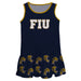 FIU Panthers Repeat Logo Blue Sleeveless Lily Dress - Vive La Fête - Online Apparel Store