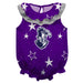 Furman Stars Purple Girls Sleeveless Onesie - Vive La Fête - Online Apparel Store