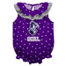 Furman Swirls Purple Girls Sleeveless Onesie - Vive La Fête - Online Apparel Store