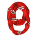 Louisiana At Lafayette All Over Logo Red Infinity Scarf - Vive La Fête - Online Apparel Store
