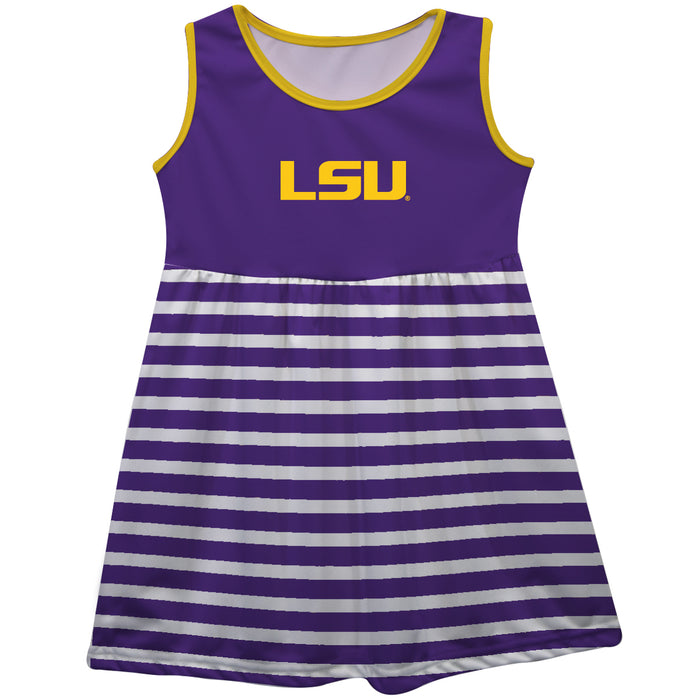 LSU Sleeveless Tank Dress - Vive La Fête - Online Apparel Store