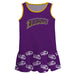 LSU Tigers Repeat Logo Purple Sleeveless Lily Dress - Vive La Fête - Online Apparel Store