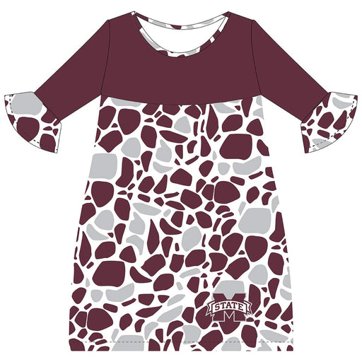 Mississippi State Amy Dress 3/4 Sleeve - Vive La Fête - Online Apparel Store