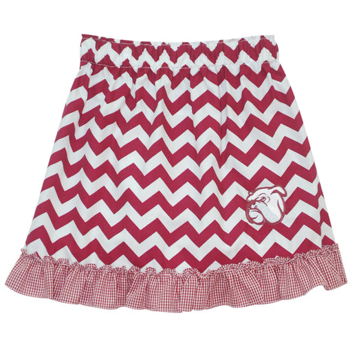 Mississippi State Ruffle Chevron Skirt
