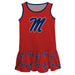 Mississippi Rebels Repeat Logo Red Sleeveless Lily Dress - Vive La Fête - Online Apparel Store