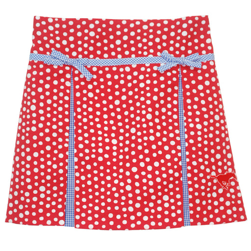 SMU Pleated Polka Dot Skort