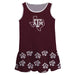Texas A&M Repeat Logo Maroon Sleeveless Lily Dress - Vive La Fête - Online Apparel Store