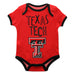 Texas Tech Red Solid Short Sleeve Onesie - Vive La Fête - Online Apparel Store