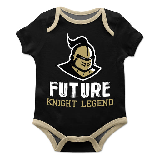 Central Florida Solid Black Boys Onesie Short Sleeve - Vive La Fête - Online Apparel Store