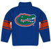 Florida Stripes Blue Long Sleeve Quarter Zip Sweatshirt - Vive La Fête - Online Apparel Store