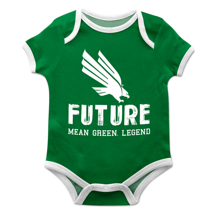 North Texas Solid Green Boys Onesie Short Sleeve - Vive La Fête - Online Apparel Store