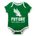 North Texas Solid Green Boys Onesie Short Sleeve - Vive La Fête - Online Apparel Store