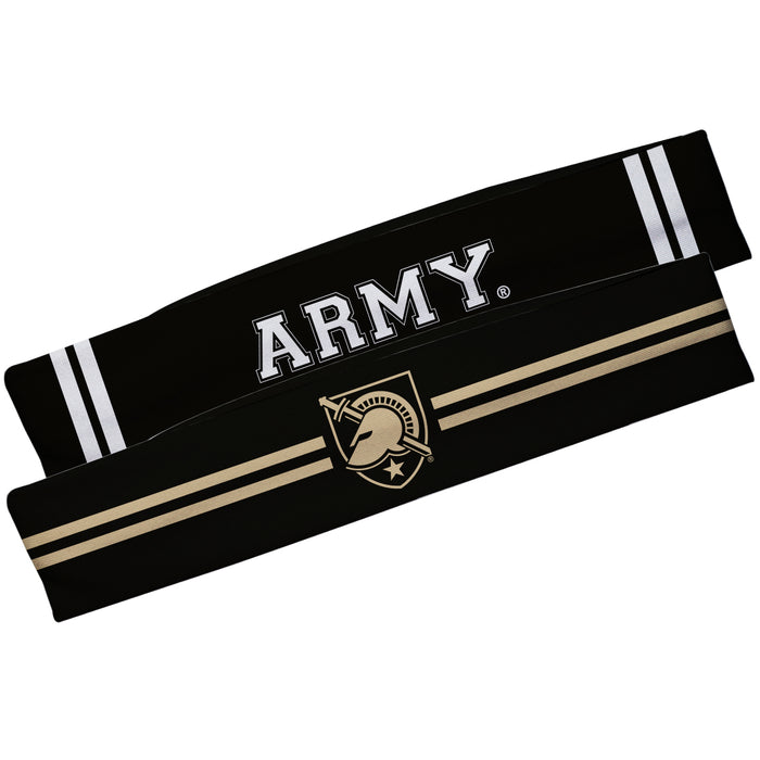 United States Military Academy Black And Black Stripes Headband Set - Vive La Fête - Online Apparel Store