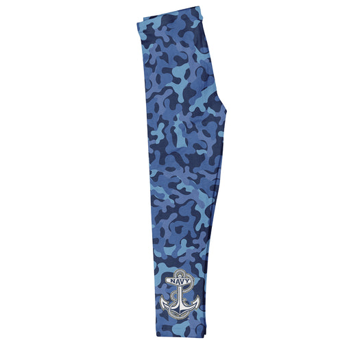 United States Naval Academy Camouflage Navy Blue Leggings - Vive La Fête - Online Apparel Store