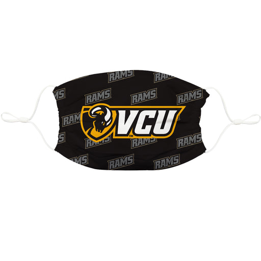 VCU Rams Virginia Commonwealth University Vive La Fete Face Mask 3 Pack Collegiate Unisex Face Covers Reusable Washable - Vive La Fête - Online Apparel Store