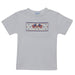 Americana Smocked White Knit Boys Tee Shirt Short Sleeve - Vive La Fête - Online Apparel Store